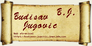 Budisav Jugović vizit kartica